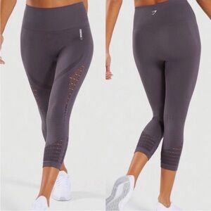 gym shark Seamless Sculpting Leggings in Slate Gray